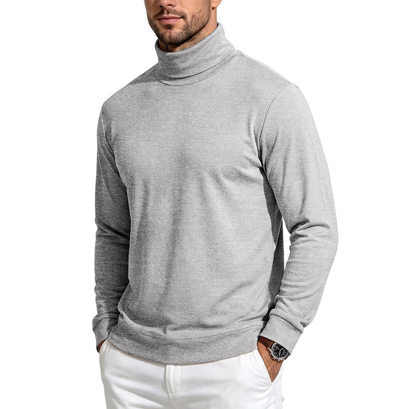 Herren Feinstrick‑Rollkragenpullover mit schmaler Silhouette und elastischen Bündchen Drune