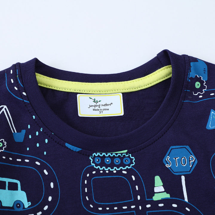 Jungen T-Shirt mit aufregendem Baustellen-Design Drune