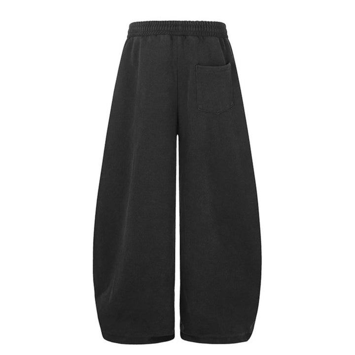 Damen Locker geschnittene Jogginghose mit Camouflage‑Patches und Kordelzug Drune