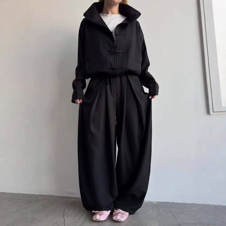Damen modische Kapuzenjacke mit durchgehendem Reißverschluss und seitlichen Taschen