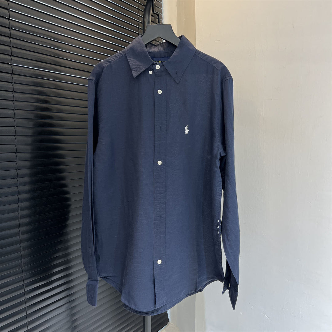 Herren Elegantes Langarmhemd Drune