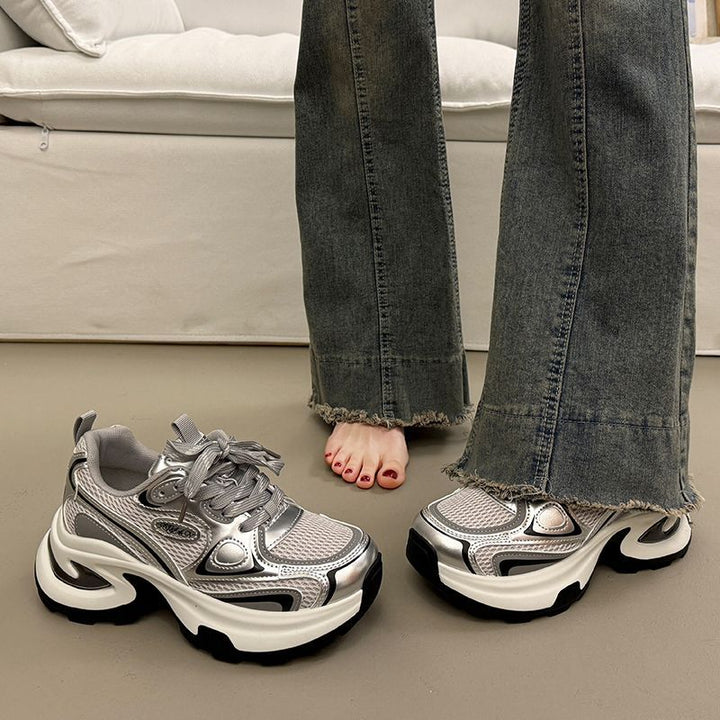 Damen Chunky Sneakers mit ergonomischer Dämpfung und sportlichem Design Drune
