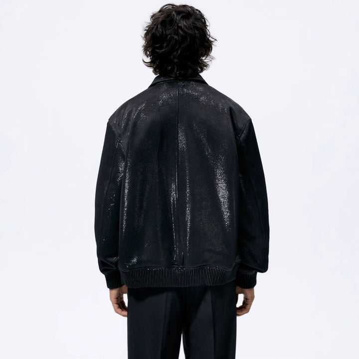 Herren Leichte Fieldjacke aus technischem Material mit aufgesetzten Pattentaschen und Stehkragen Drune