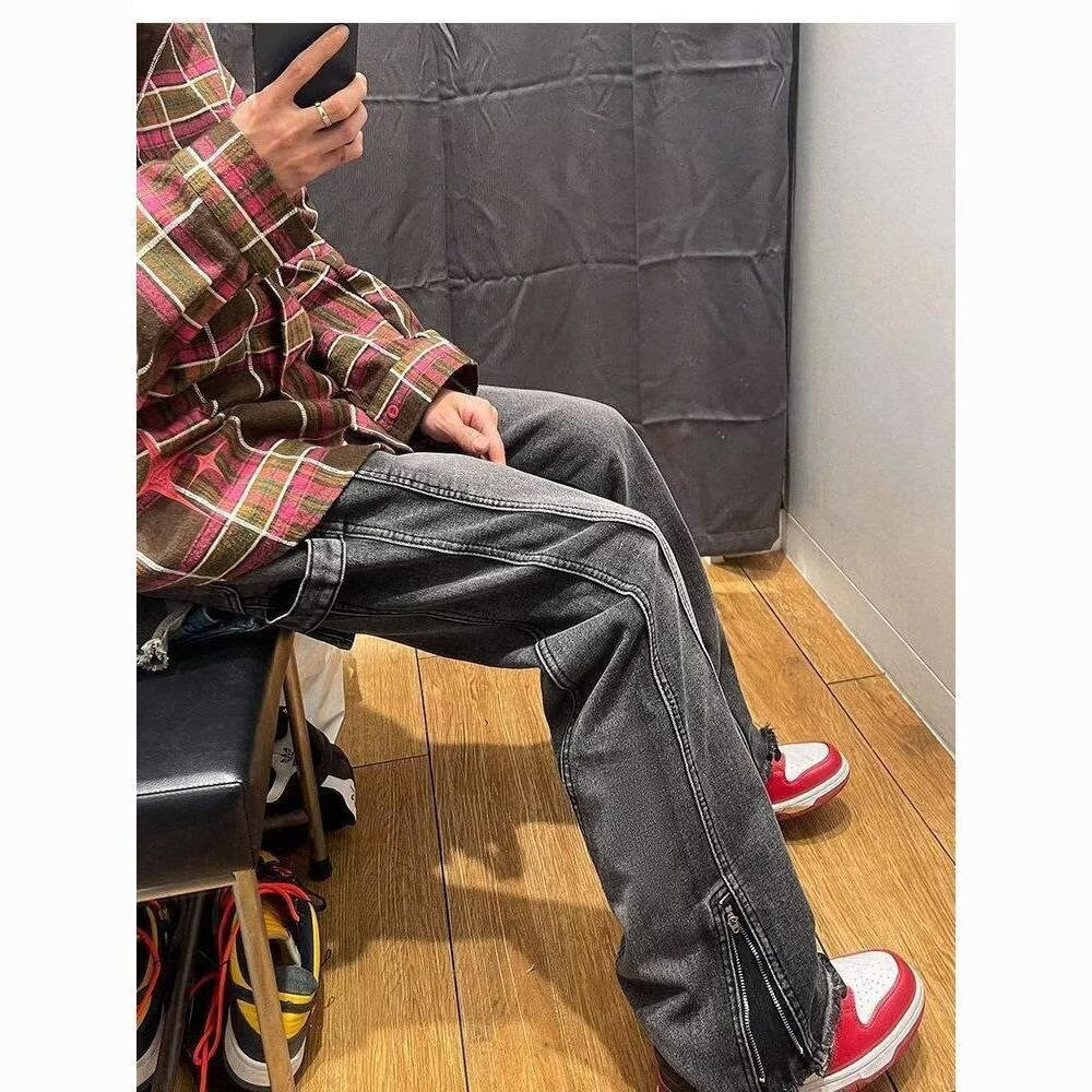 Herren Lässige Cargo-Jeans Drune
