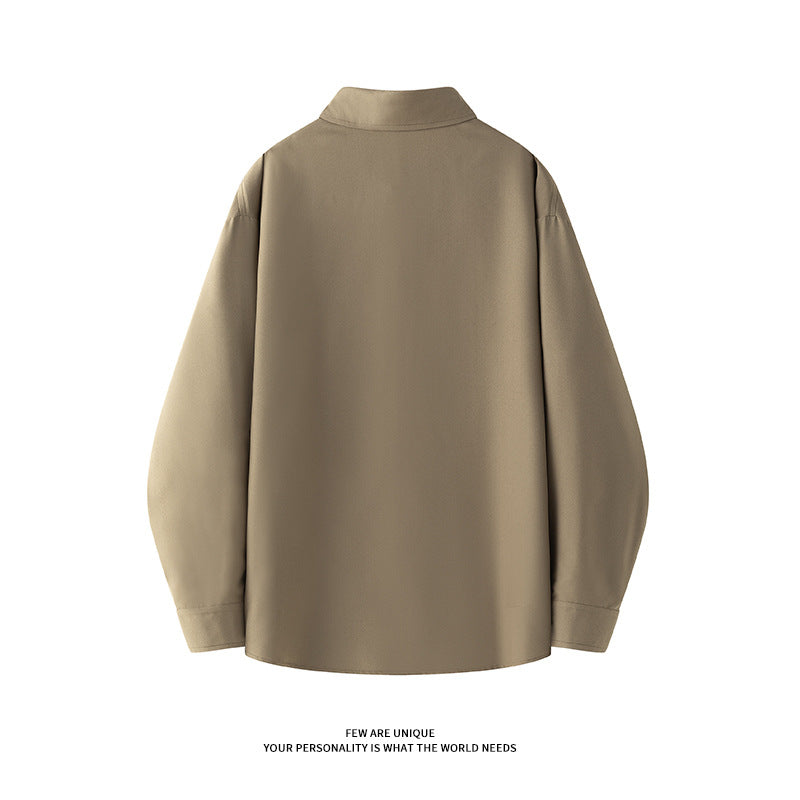Damen nan oversized Hemdbluse aus fließendem Viskose-Mix Drune