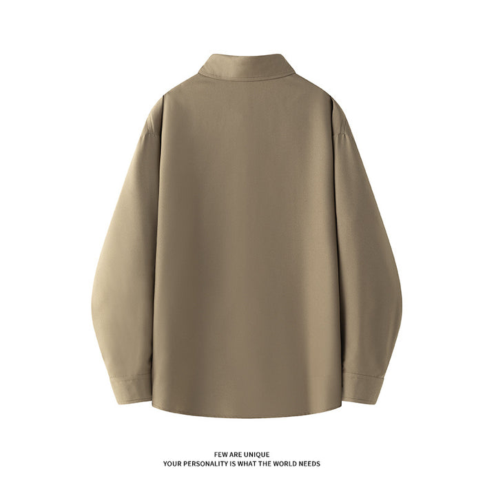Damen nan oversized Hemdbluse aus fließendem Viskose-Mix Drune