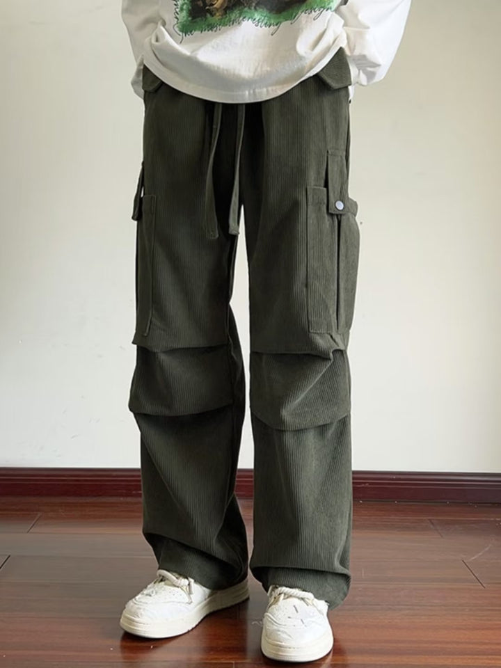 Damen Bequeme Cargo-Hose Drune