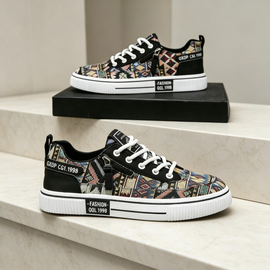 Unisex Freizeit-Sneaker mit modischem Ethno-Muster Drune