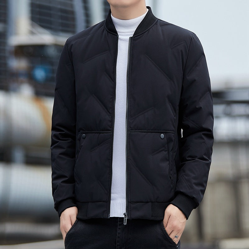 Herren Wattierte Blousonjacke mit Stehkragen Drune