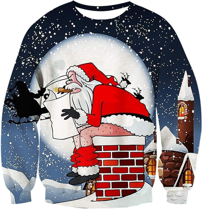 Damen Lustiger Weihnachts-Sweater Drune