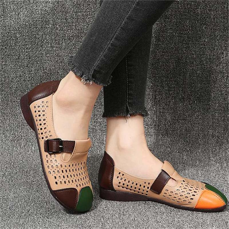 Luftige Damensandalen mit Schnalle – Zoë Drune
