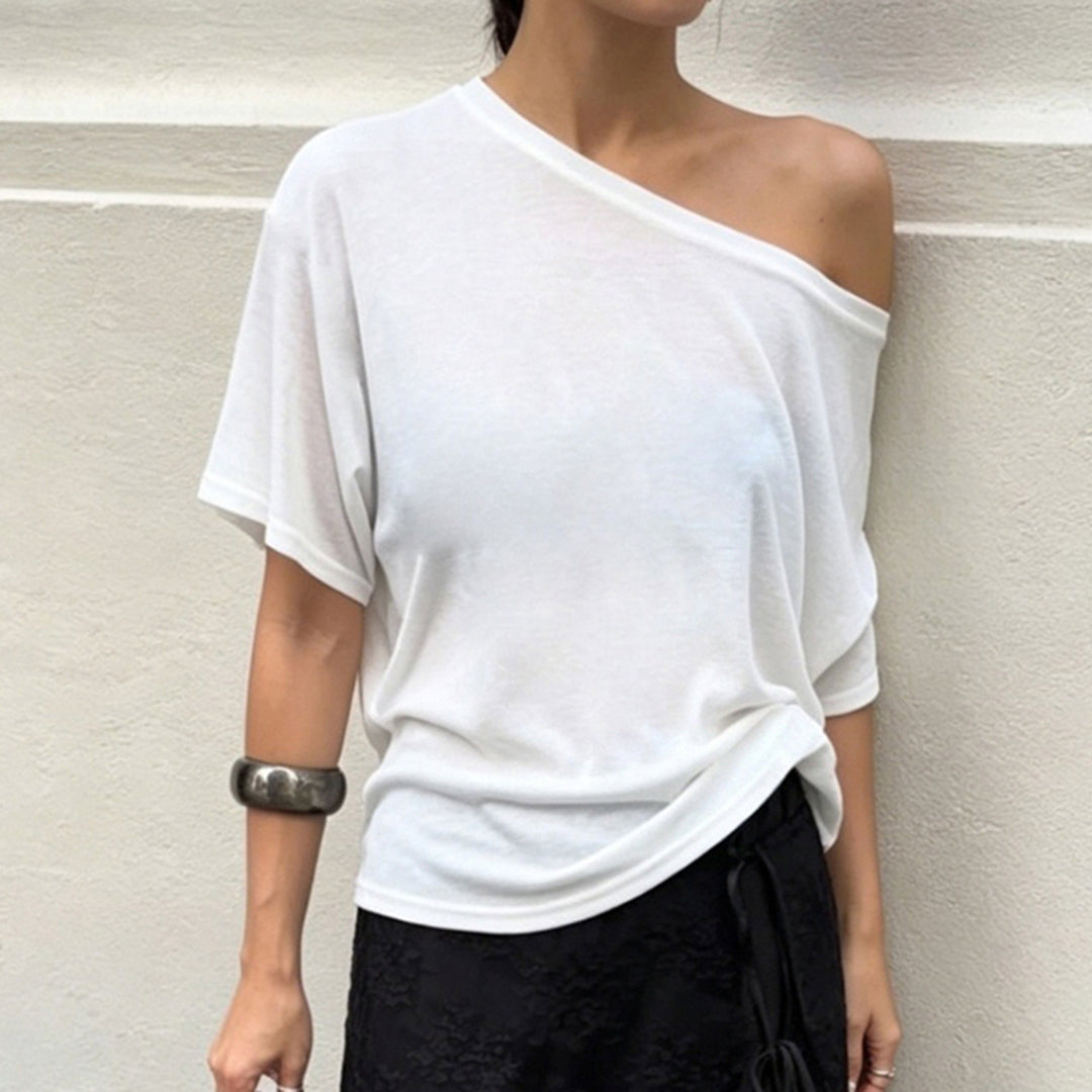 Damen lässiges Oversized T-Shirt Drune