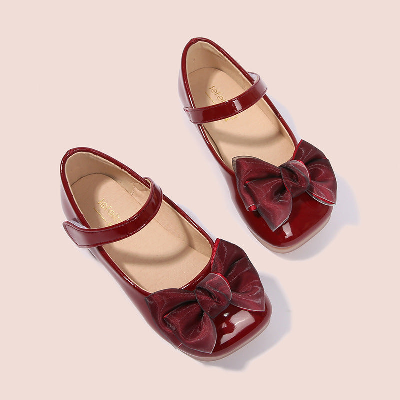 Mädchen Ballerinas mit dekorativem Schleifen-Design Drune