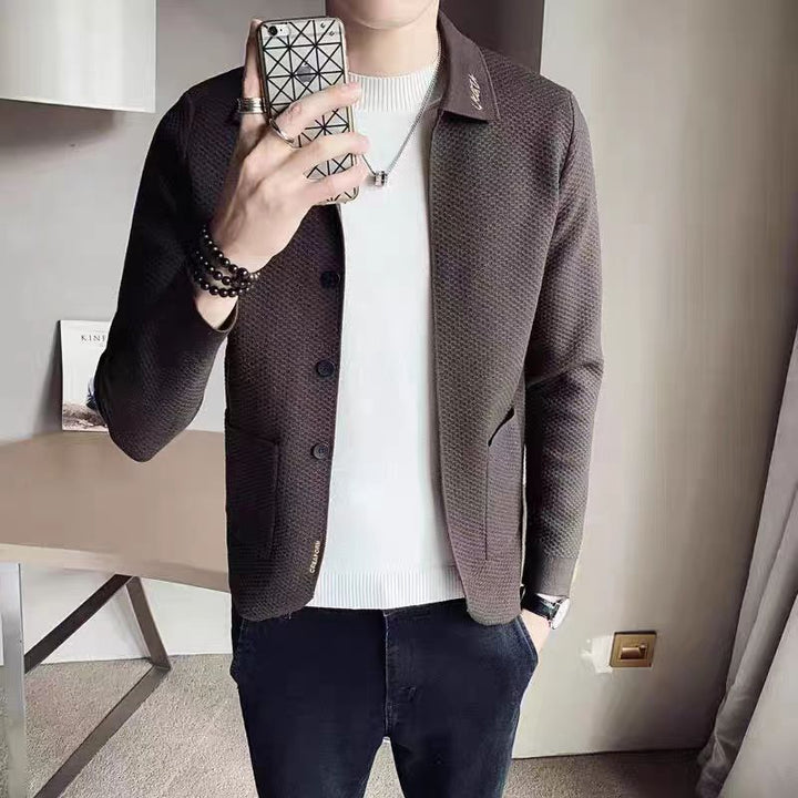 Damen Moderne Strickjacke mit strukturiertem Design Drune