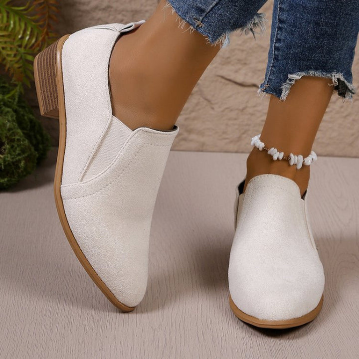 Damen Bequeme Wildleder Slipper Drune