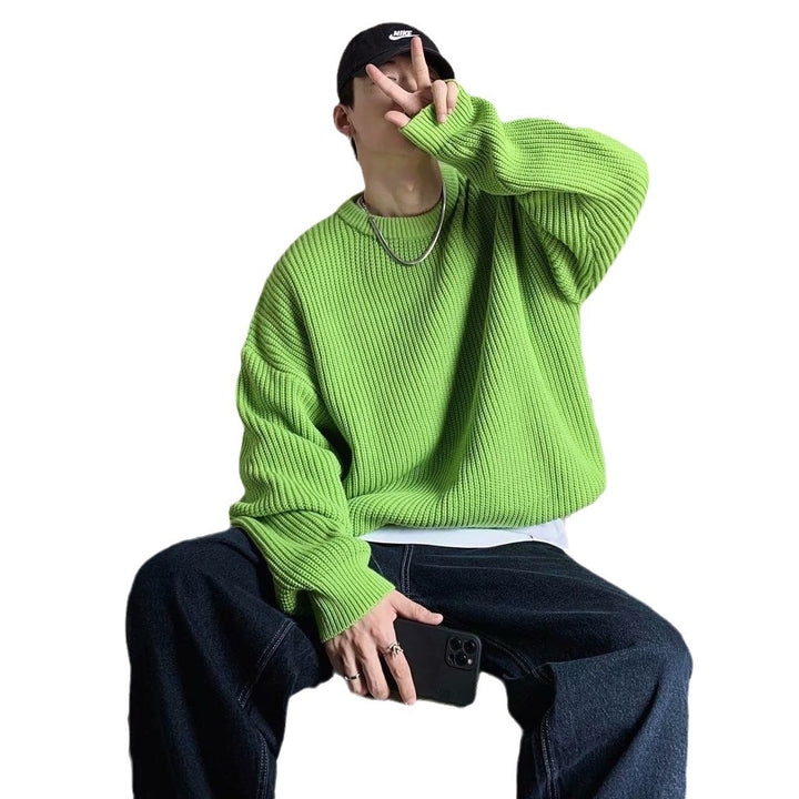 Damen Modischer Grobstrickpullover mit lässiger Passform Drune