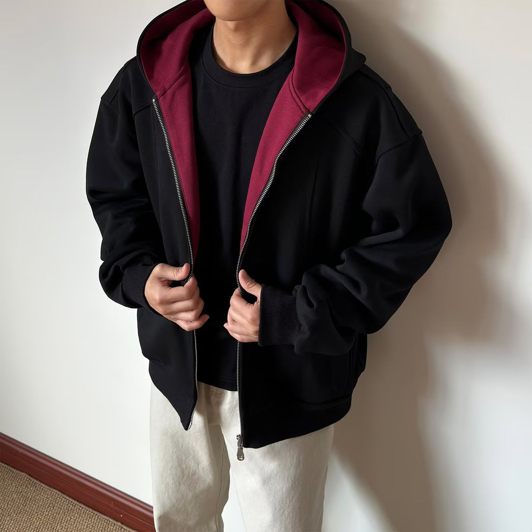 Herren Sportliche Fleecejacke Drune