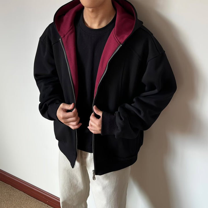 Herren Sportliche Fleecejacke Drune