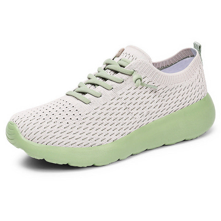 Damen Sportliche Freizeitsneakers mit elastischer Mesh-Oberfläche Drune