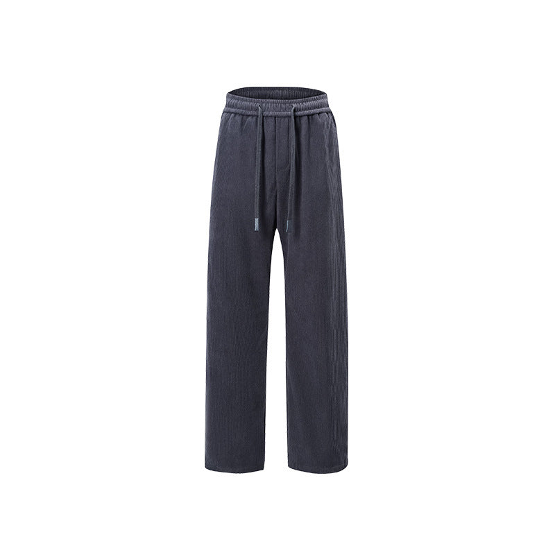 Damen Breit geschnittene Cordhose mit Tunnelzugbund und nachhaltigem Baumwollmix Drune