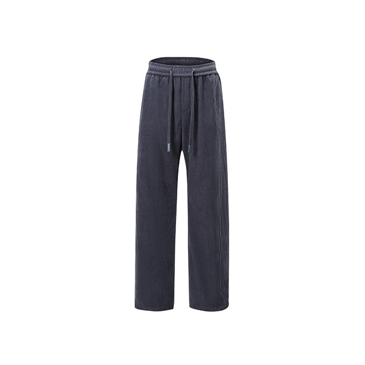 Damen Breit geschnittene Cordhose mit Tunnelzugbund und nachhaltigem Baumwollmix Drune