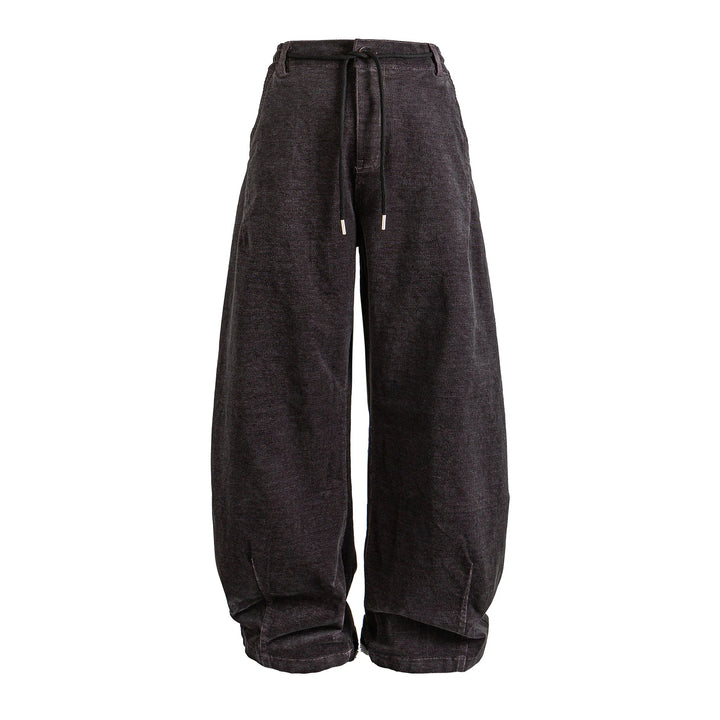 Damen Lässige Jogger-Jeans mit elastischem Bund und Kordelzug Drune