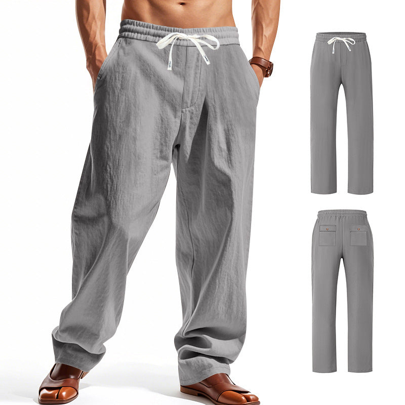 Herren Bequeme Freizeithose mit verstellbarem Bund und praktischen Taschen Drune