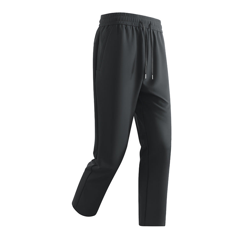 Herren Atmungsaktive Performance-Jogginghose mit geradem Bein, elastischem Komfortbund & verdeckten Seitentaschen Drune