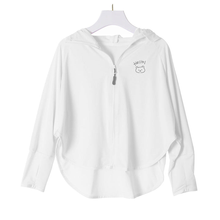Damen Sportliche Leichtjacke mit Kapuze und verspieltem Design Drune