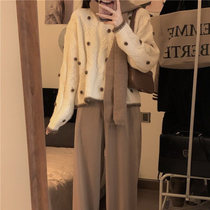 Damen Oversized Pullover mit Struktur Drune