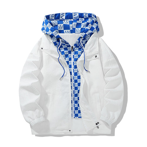 Herren Modische Übergangsjacke mit vielseitigem Kapuzendesign Drune