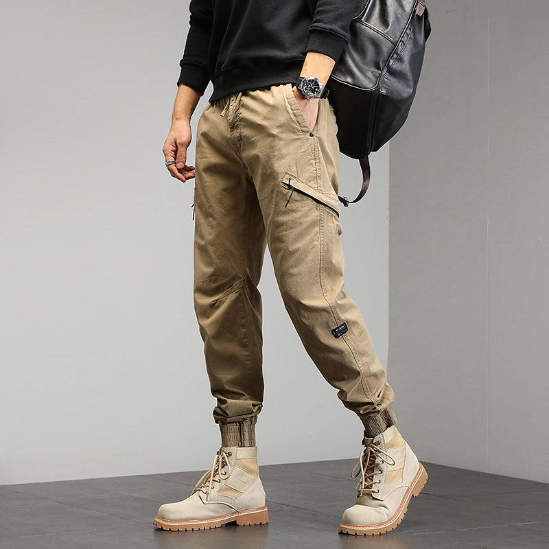 Herren Technische Cargo-Jogginghose mit Bündchen und Multifunktionstaschen Drune