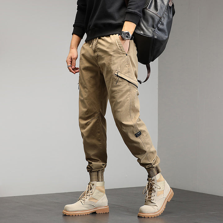 Herren Technische Cargo-Jogginghose mit Bündchen und Multifunktionstaschen Drune