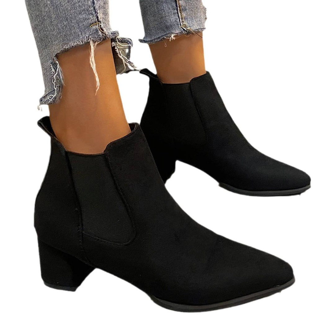 Damen Elegante Stiefeletten Drune