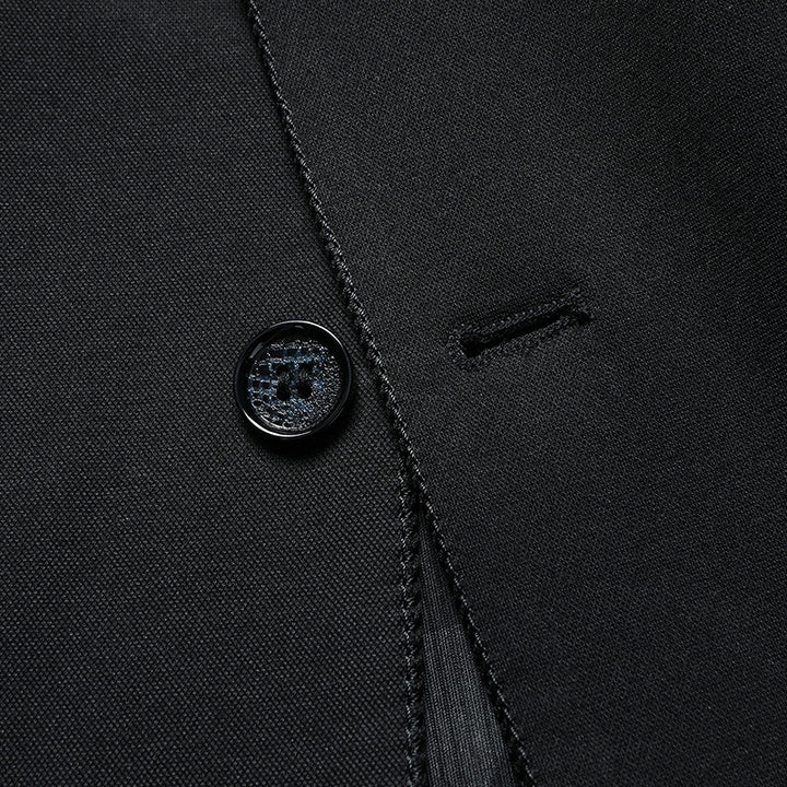 Herren Slim-Fit Sakko mit aufgesetzten Taschen und minimalistischem Revers Drune