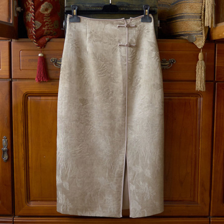 Damen Eleganter, geschmeidiger Bleistiftrock Drune