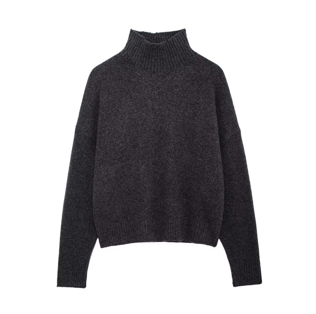 Femme Chunky Knit Rollkragenpullover Drune