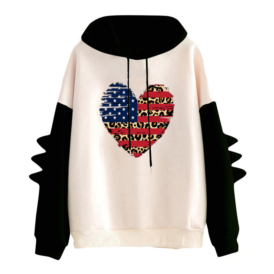Damen Hoodie mit einzigartigem Herzdesign und trendigen Details Drune