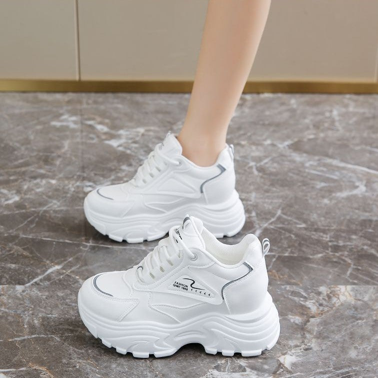 Damen Sportliche Chunky Sneakers mit robuster Profilsohle Drune