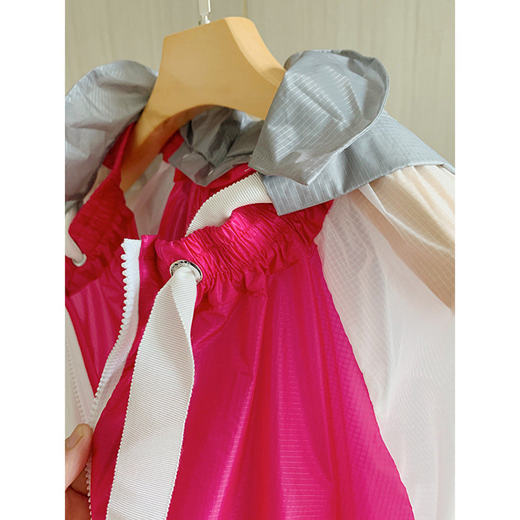 Damen Sportliche Übergangsjacke mit Kapuze Drune