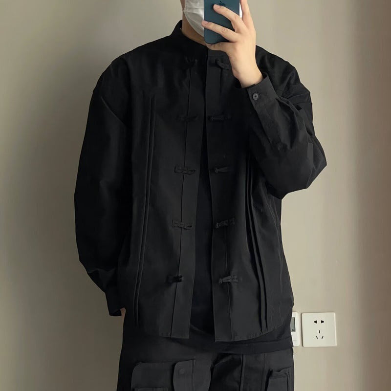 Herren Modische Chinesische Kunstjacke Drune