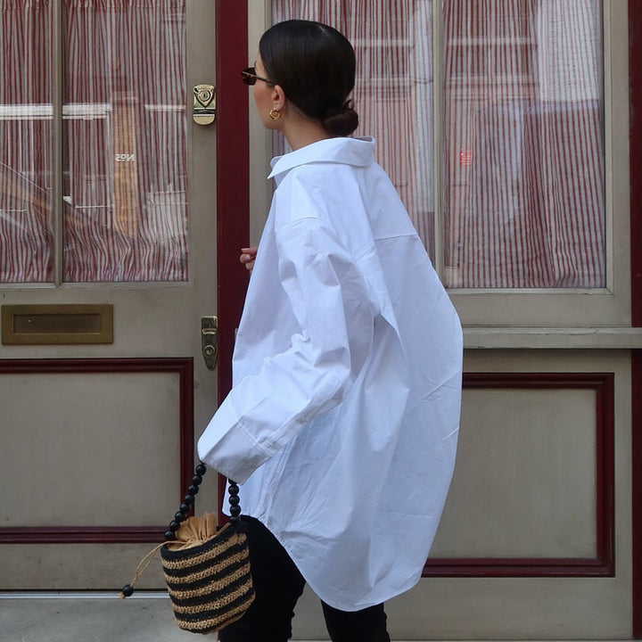 Damen Oversized Hemd Drune