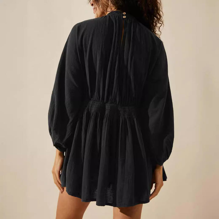 Damen trendiges Minikleid Drune