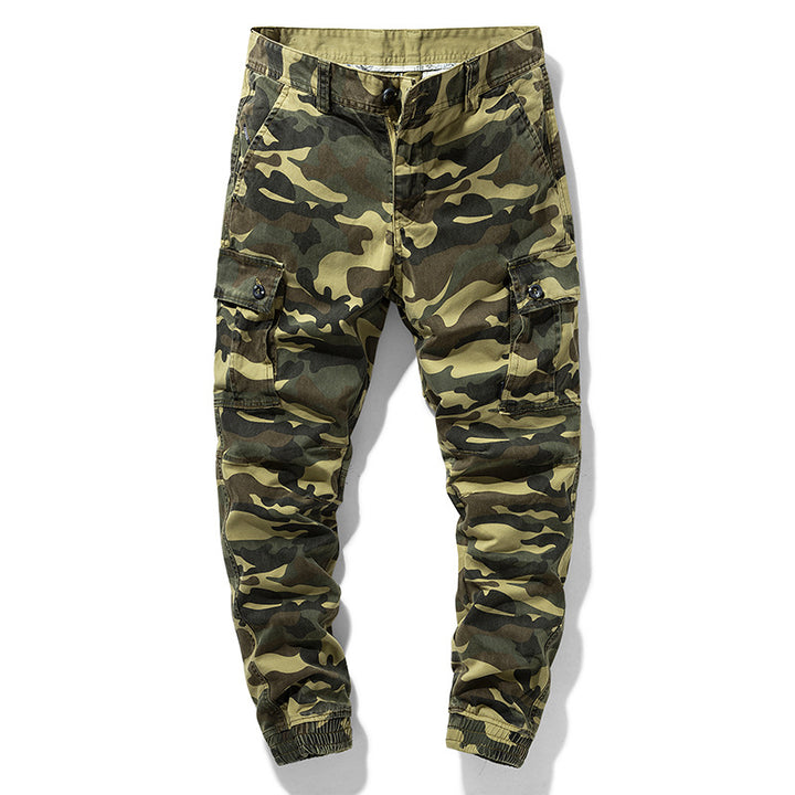 Herren Camo-Utility-Joggerhose mit verstärkten Kniepaneelen und elastischem Knöchelabschluss Drune