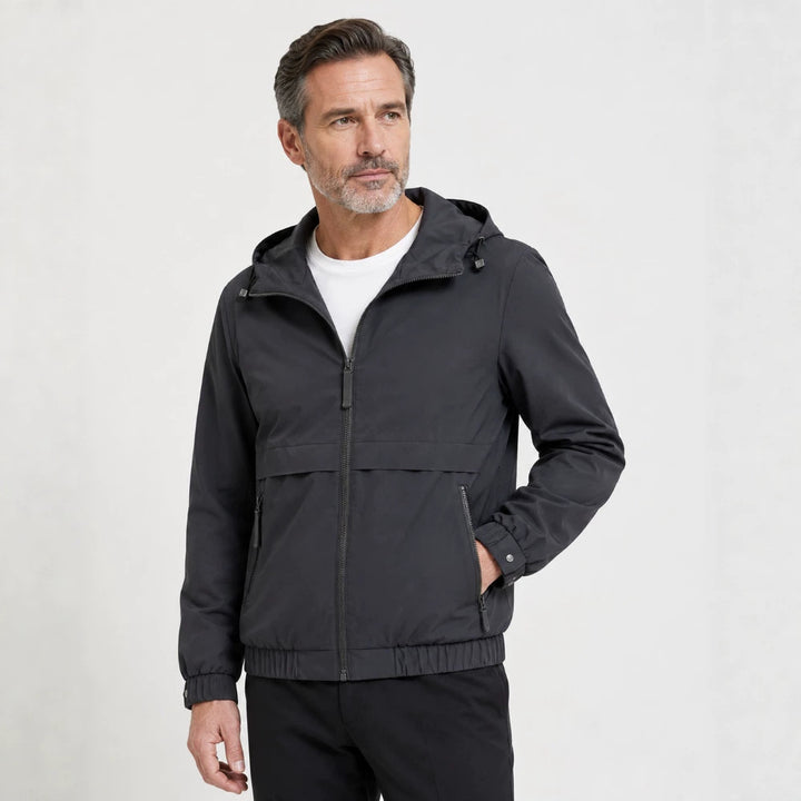 Herren Leichte Regenjacke mit verstellbarer Kapuze Drune