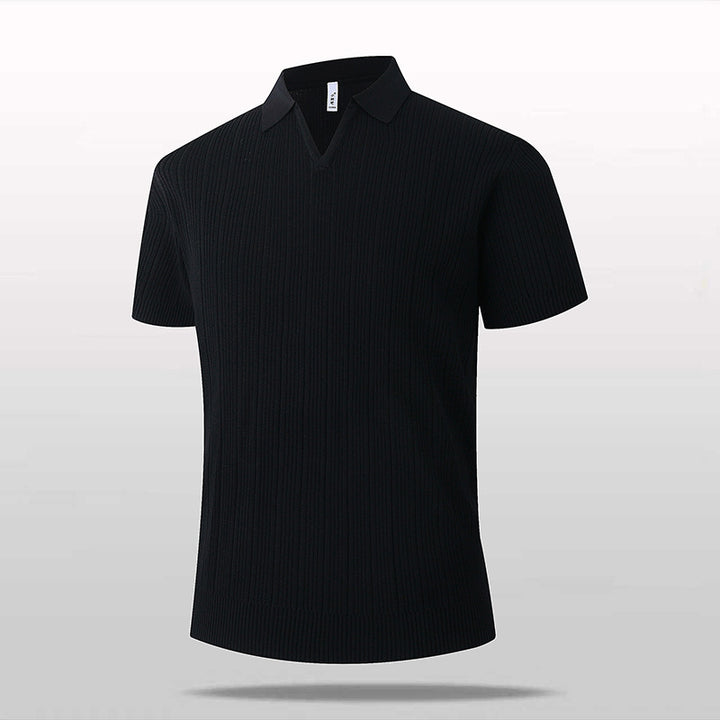 Herren Kurze Strickoberteile mit V-Ausschnitt Drune