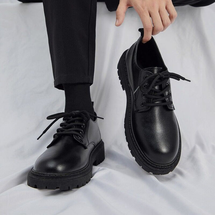 Herren Klassische Schnürschuhe mit rutschfester Gummisohle und robustem Obermaterial Drune