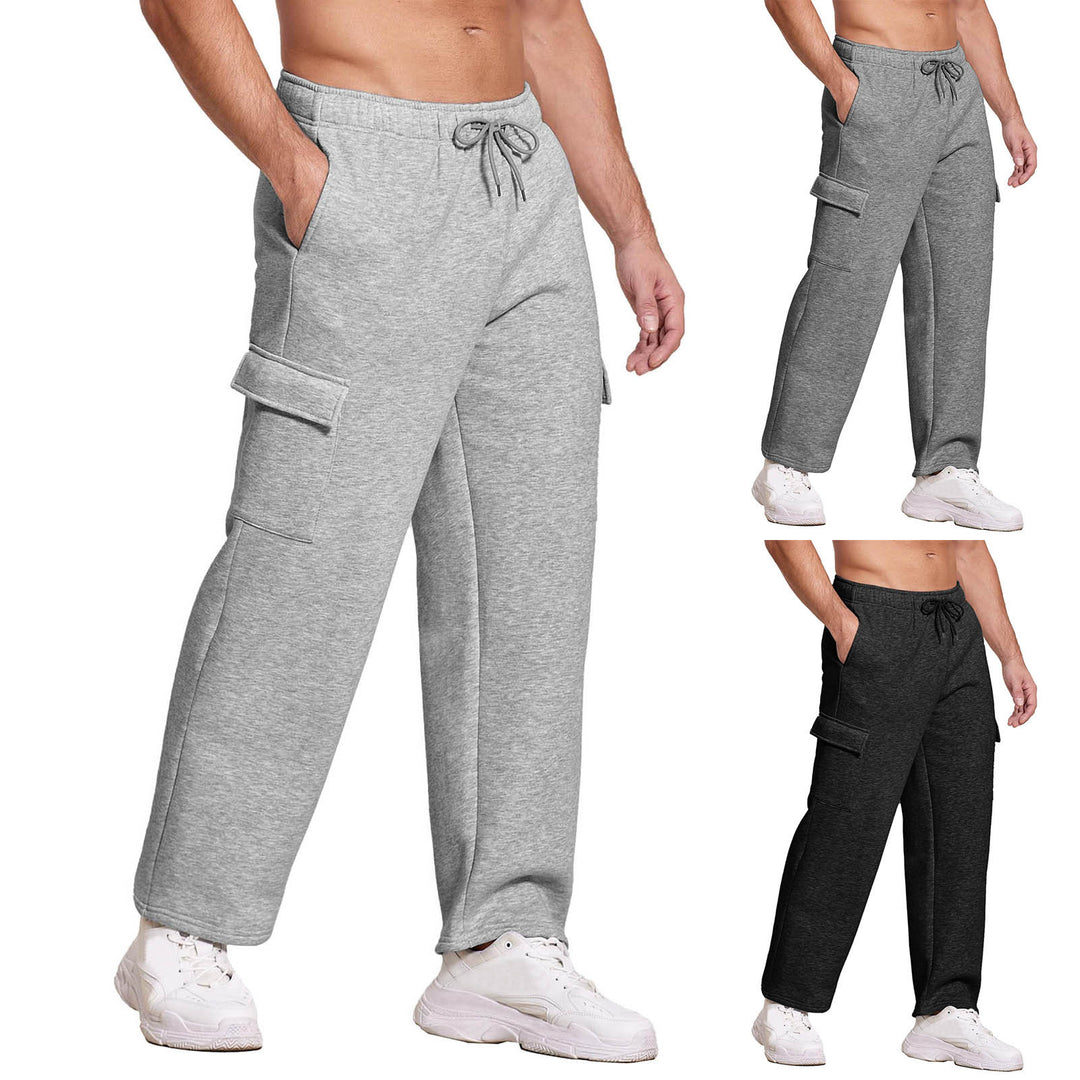 Damen nan weiche Cargo-Jogginghose mit Kordelzug und Seitentaschen Drune