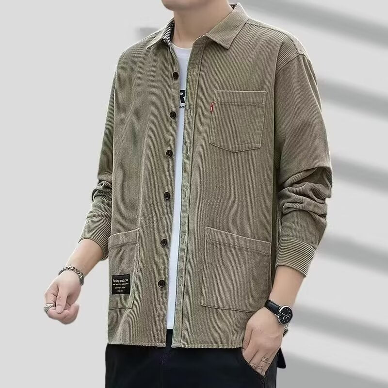 Herren modische Cordjacke Drune