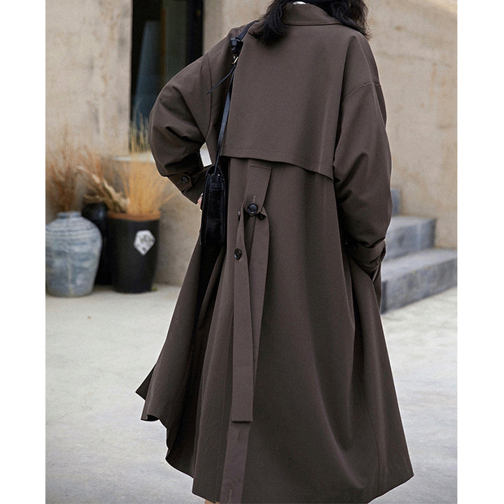 Damen Elegante und bequeme Trenchcoat Drune